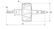 Ротор генератора AVB0331