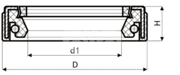 Сальник рулевой рейки HAZ0654