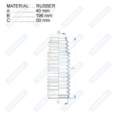 Пыльник рулевой рейки RDZ0371MG