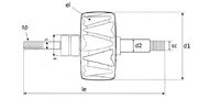 Ротор генератора AVB1600