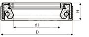 Сальник рулевой рейки HAZ0903RA