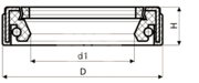 Сальник рулевой рейки HAZ0727M