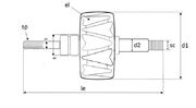 Ротор генератора AVB3471