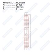 Пыльник рулевой рейки RDZ0616MG