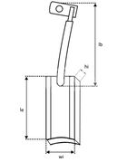 Щетки мотора отопителя KSB0027