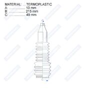 Пыльник рулевой рейки RDZ0441MG