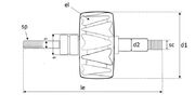 Ротор генератора AVB1652