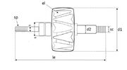 Ротор генератора AVV0513