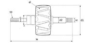 Ротор генератора AVB8041