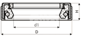 Сальник рулевой рейки HAZ0828RATG