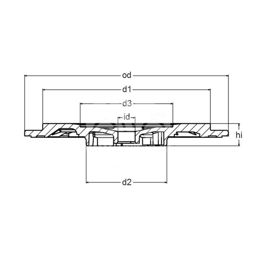 Задняя пластина MVT0016
