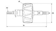 Ротор генератора AVB0993