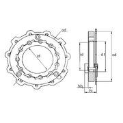 Геометрия турбокомпрессора MGT0024