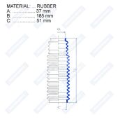 Пыльник рулевой рейки RDZ0310MG