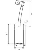 Щетки мотора отопителя KSB0010