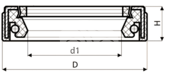 Сальник рулевой рейки HAZ0762