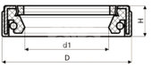 Сальник рулевой рейки HAZ1471