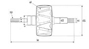 Ротор генератора AVH0435