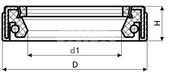 Сальник рулевой рейки HAZ0684G