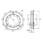 Геометрия турбокомпрессора MGT0028