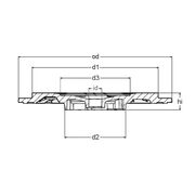 Задняя пластина MVT0203