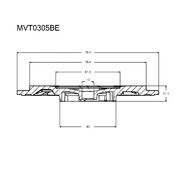 Задняя пластина MVT0305